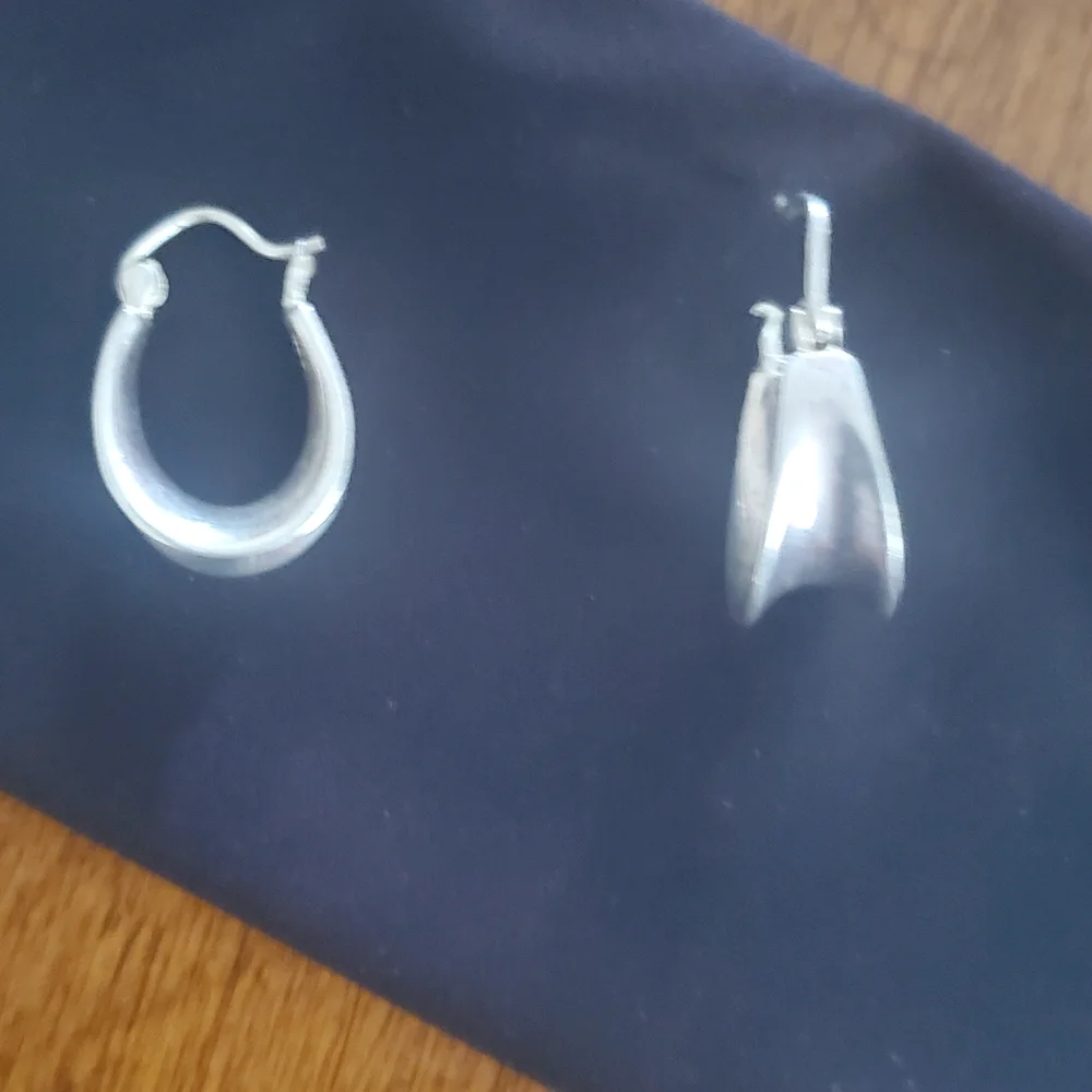 No.925 Sterling Silver VINTAGE Earrings Womens - Picture 1 of 9